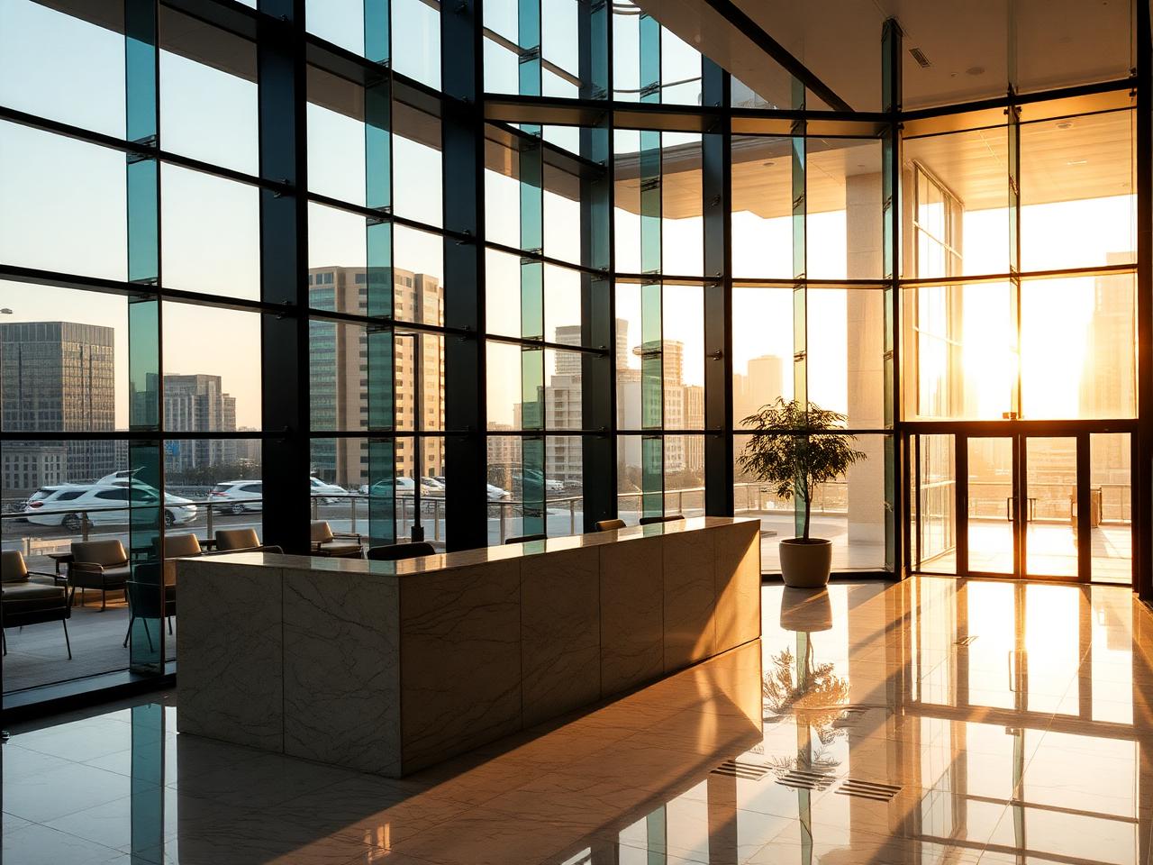 Office Lobby — Business Bay